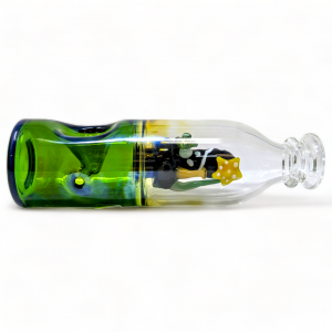 6" Oceanic Masterpiece Flask 2 In 1 Hand Pipe/Water Pipe - [GB953]